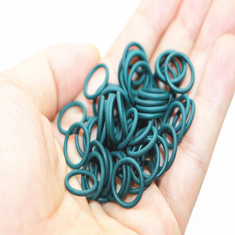 Yeşil O Halkası Araç Kamyon Silikon PTFE FKM EPDM Halkası için Çeşitli Boyutlar Sunar