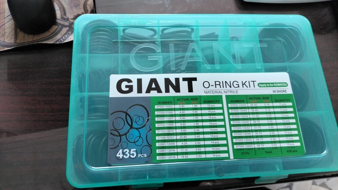 Endüstriyel için özel dayanıklı profesyonel NBR kauçuk O-ring kit mühürleri kutu seti
