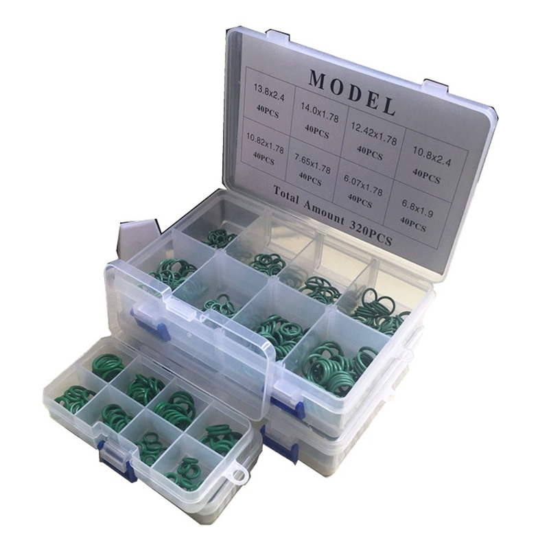 ORK 382pcs/386pcs/407pcs/408pcs Fkm veya Nbr Kauçuk O-Ring Mühürleme Kutusu / Mühürleme Paketi