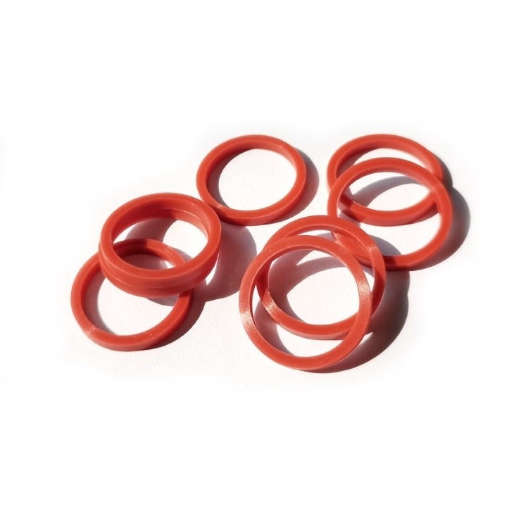 Düz PTFE NBR-EPMD Silikon PU Gaz Paketi, Mühürlerin Toz Önlenmesi için Özel