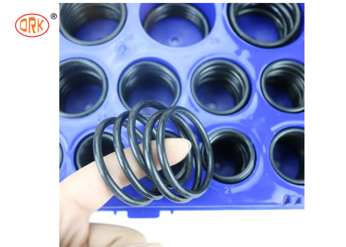 İyi yağ direnci Siyah NBR 70 Şore Bir O-Ring Kit Kutusu Ekskavator Hidrolik Silindir için