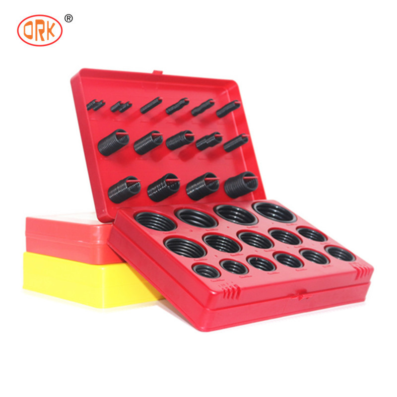 Zincir Düzenleyicisi Sertlik Aralığı 30-90 Şore A Çeşitli Silikon O Ring Kits