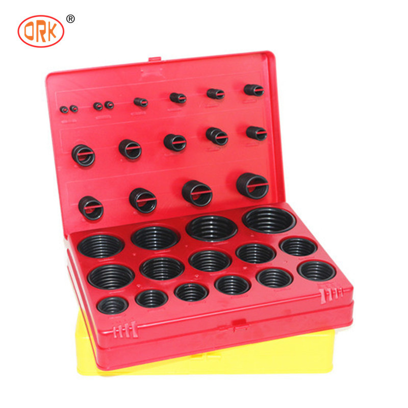 Zincir Düzenleyicisi Sertlik Aralığı 30-90 Şore A Çeşitli Silikon O Ring Kits