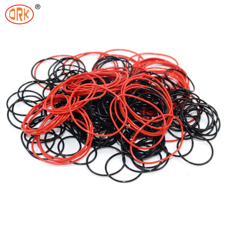 Kırmızı Elastomer O Halkası EPDM FKM NBR 70 Şore Kauçuk O Halkası Silikon Yüksek Mühürleri Özel Boyut