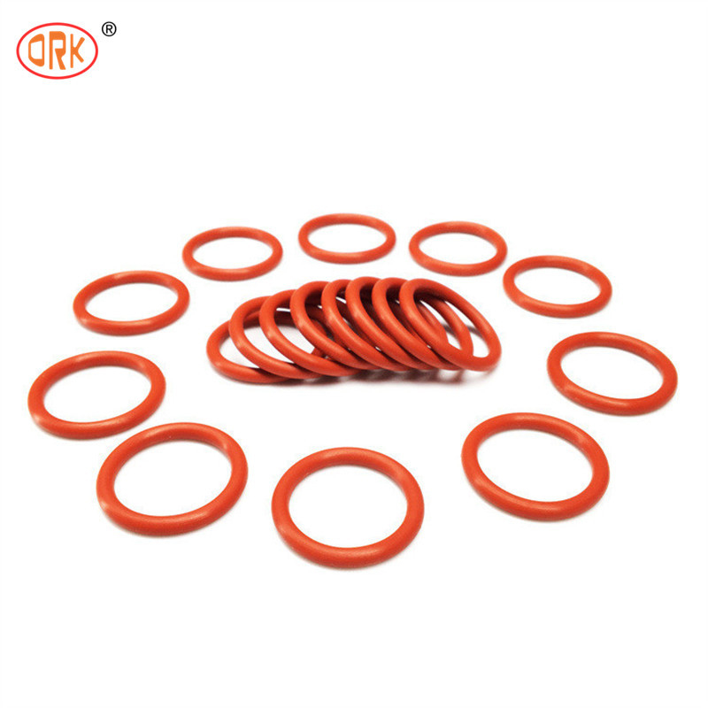 Kırmızı Elastomer O Halkası EPDM FKM NBR 70 Şore Kauçuk O Halkası Silikon Yüksek Mühürleri Özel Boyut