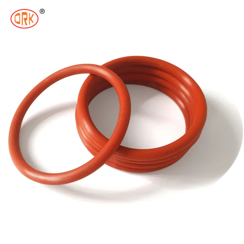 Kırmızı Elastomer O Halkası EPDM FKM NBR 70 Şore Kauçuk O Halkası Silikon Yüksek Mühürleri Özel Boyut